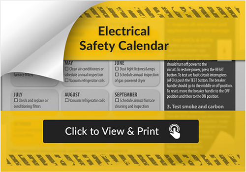 Electrical Safety Calendar